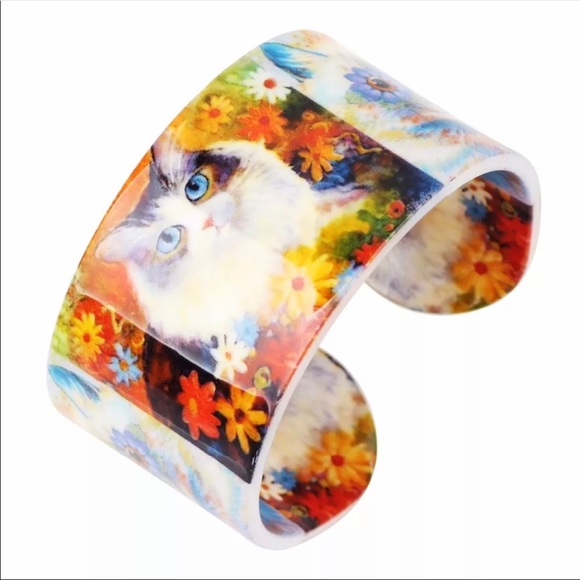 NWT Cat LOVER Bracelet Cuff - Picture 5 of 7